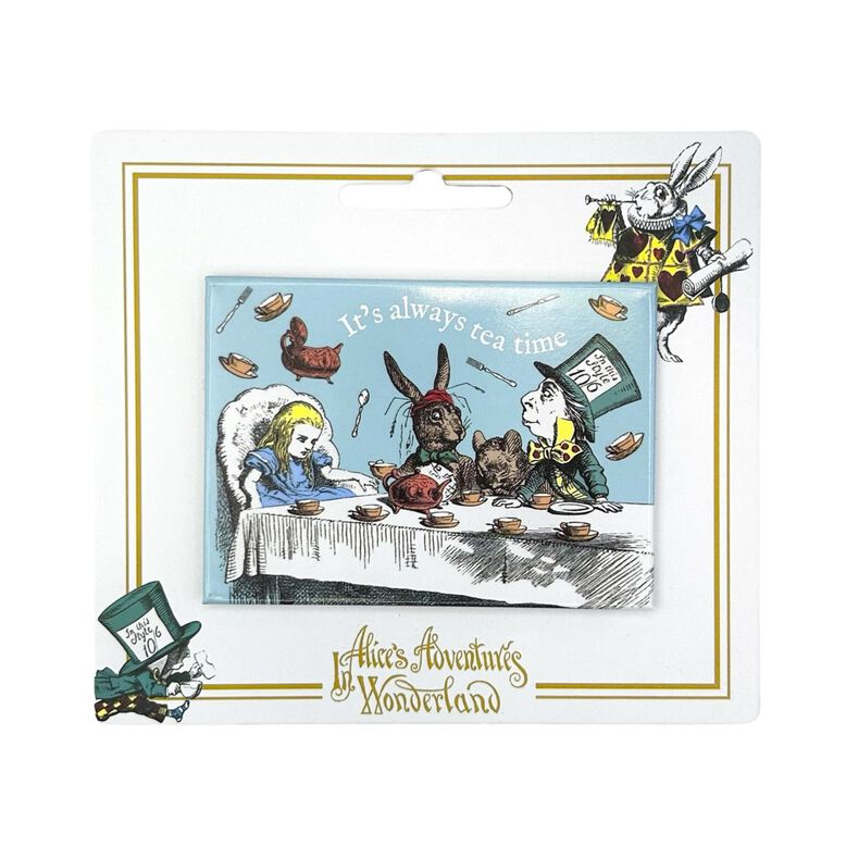 Alice&rsquo;s Adventures In Wonderland Tea Time Magnet, , hi-res