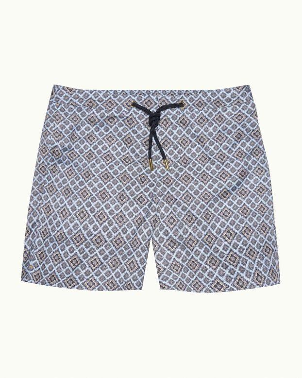 Bulldog Drawcord Paisley Season Wave Blue, , hi-res