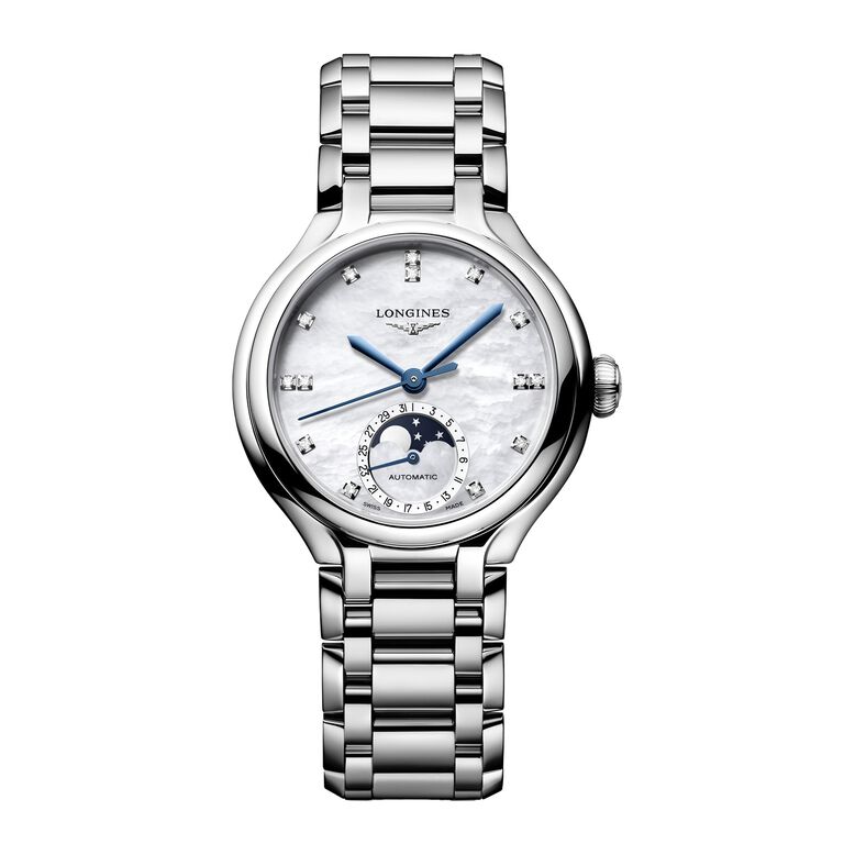 PrimaLuna Moonphase Automatic 34mm Ladies Watch Mother Of Pearl, , hi-res