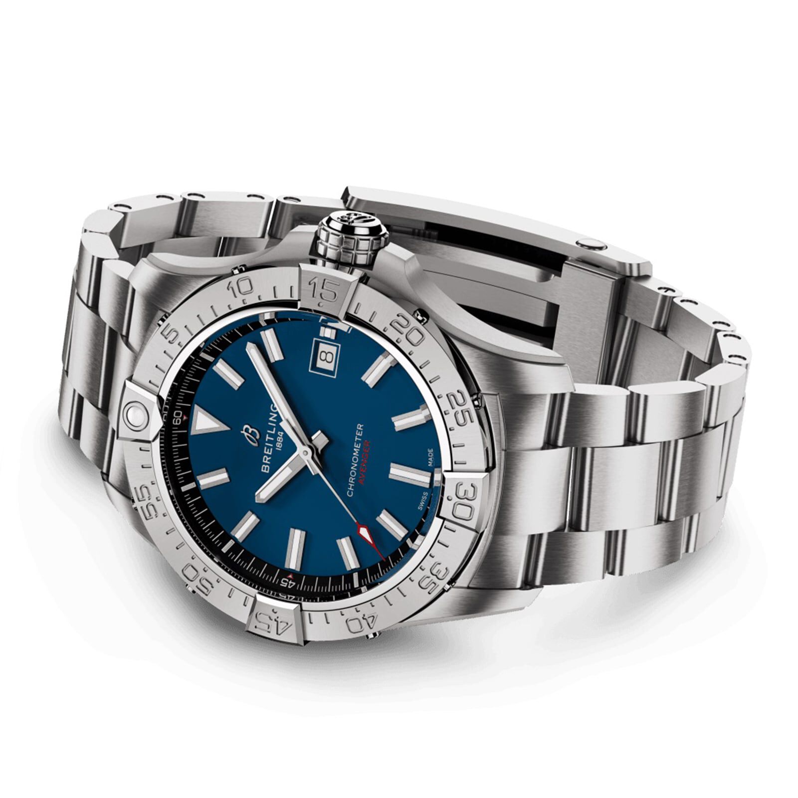 Breitling avenger blue dial store