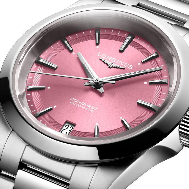 Conquest 34mm Ladies Watch Pink, , hi-res