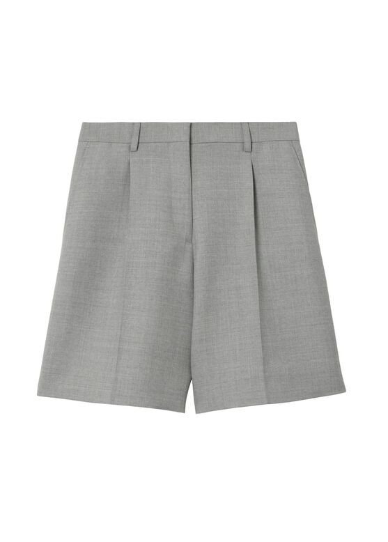 Wool Tailored Shorts, , hi-res