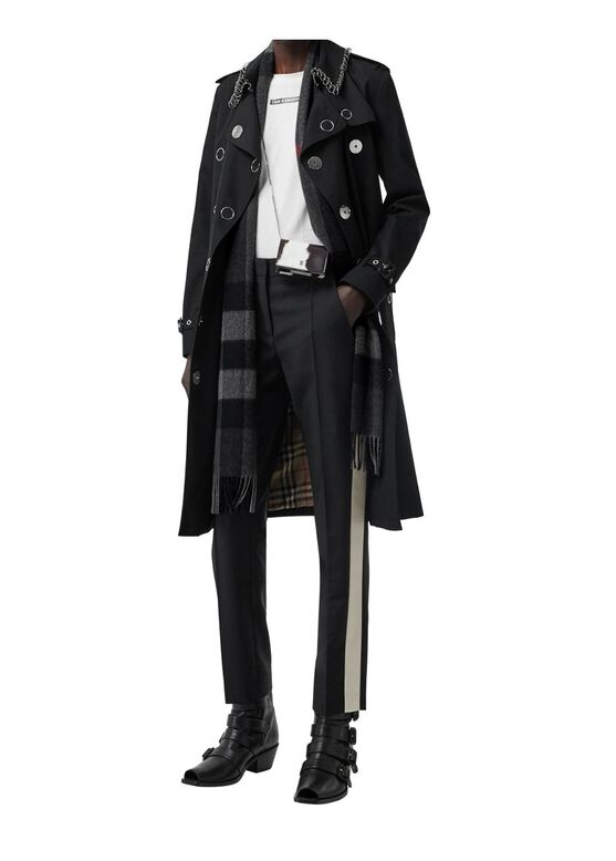 Check Cashmere Scarf, , hi-res