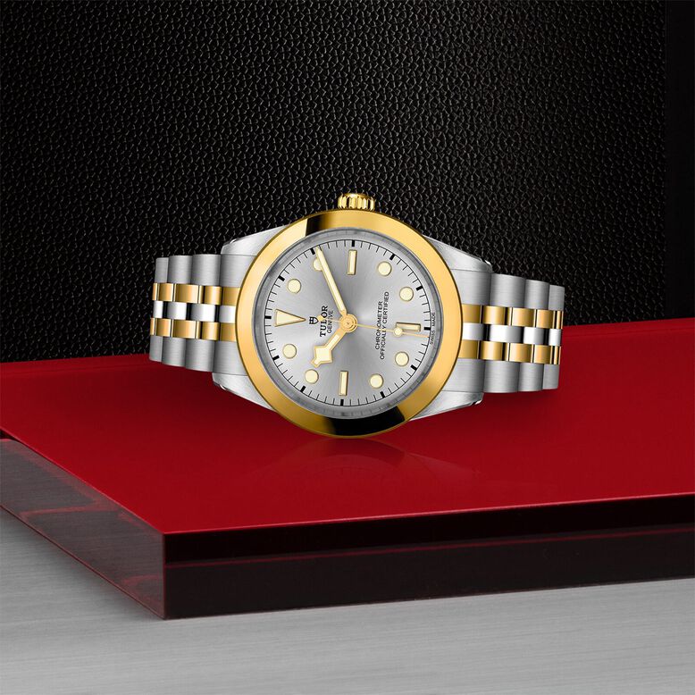 Black Bay One 39 S&amp;G 39mm Steel Case Steel And Yellow Gold Bracelet, , hi-res