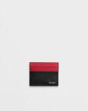Saffiano leather card holder, , hi-res
