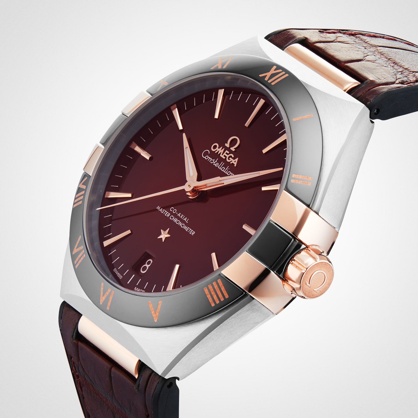 Red omega watch top