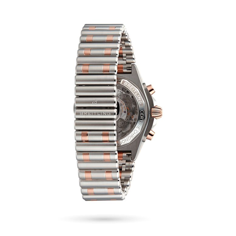 Chronomat B01 42 Stainless Steel &amp; 18k Red Gold Watch, , hi-res