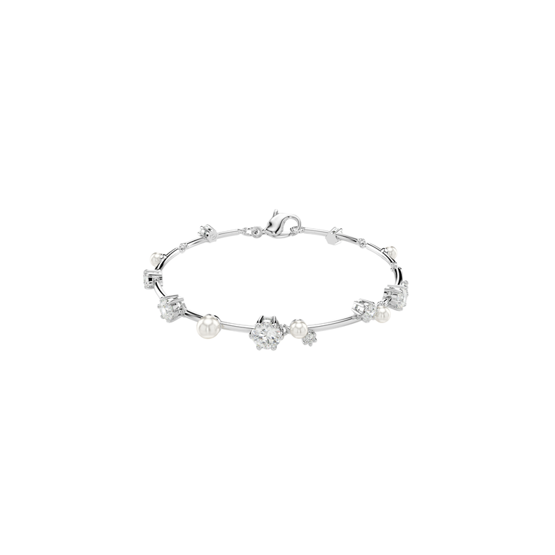 Constella Bracelet Pearl White Rhodium, , hi-res