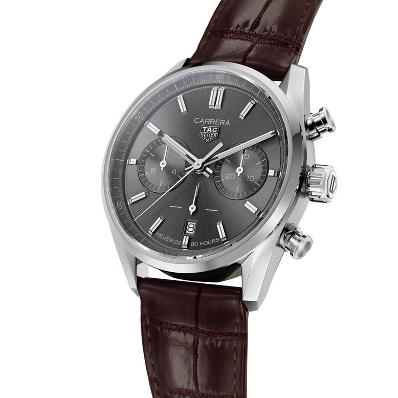 Carrera Calibre Heuer 02 Chronograph 42mm Mens Watch, , hi-res