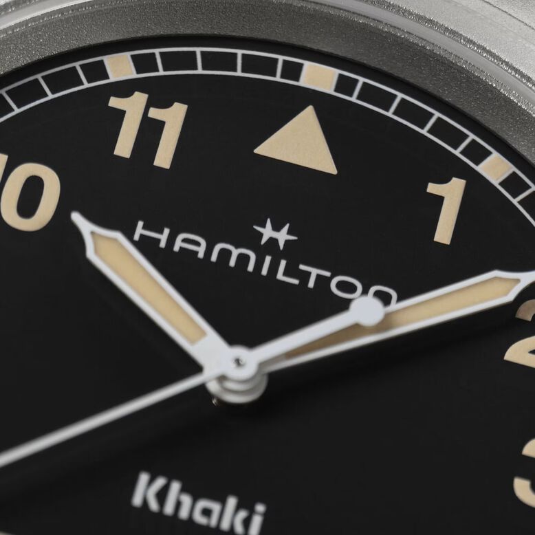 Khaki Field Quartz 38mm Unisex Watch Black, , hi-res