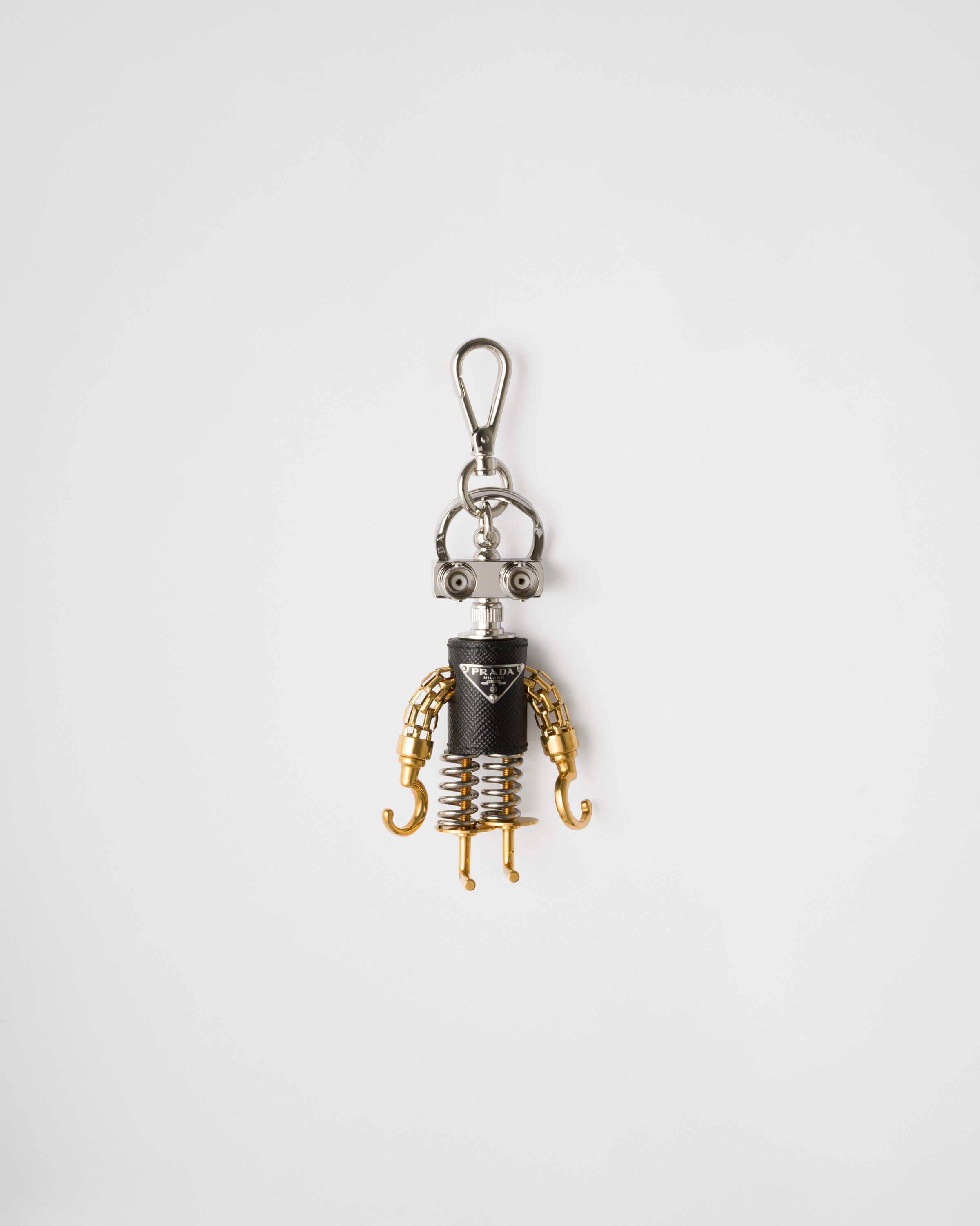 PRADA ロボットチャーム Prada Robot Saffiano leather keychain charm Accessories | Heathrow
