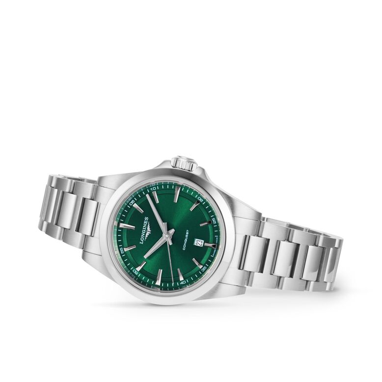 Conquest Quartz 30mm Ladies Watch Green, , hi-res