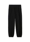 Check Label Cotton Jogging Pants