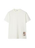 Check Label Cotton T-shirt, , hi-res