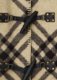 Check Wool Cape, , hi-res