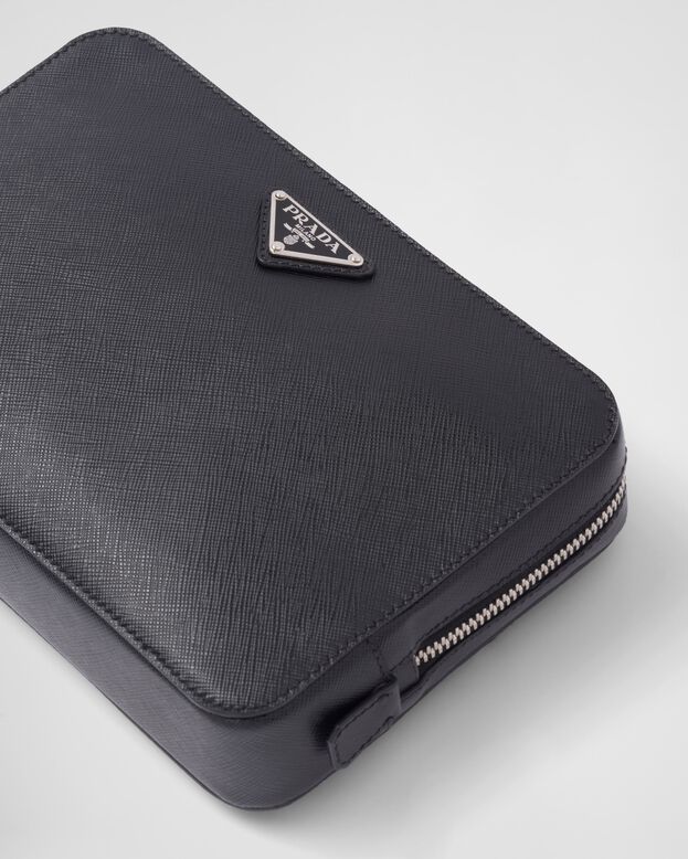 Saffiano Leather Clutch, , hi-res