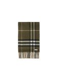Reversible Contrast Check Cashmere Scarf, , hi-res