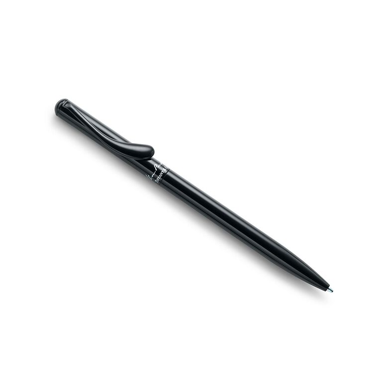 Elsa Peretti&reg; retractable ballpoint pen in black lacquer finish over brass., , hi-res
