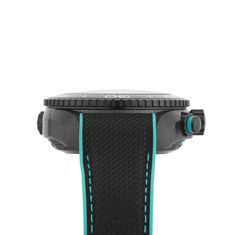 Seamaster Planet Ocean 600m Co-Axial Master Chronometer Chronograph 45.5mm ETNZ Deep Black Mens Watch, , hi-res