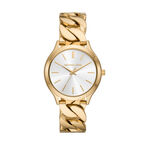 Runway Three-Hand Gold-Tone Stainless Steel Watch