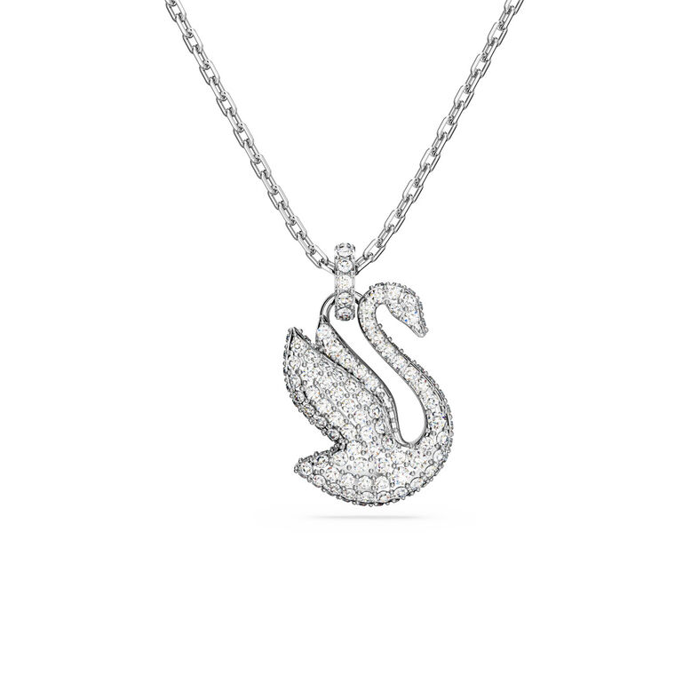 Iconic Swan Lady Necklace White White, , hi-res
