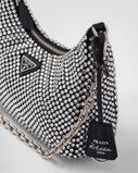 Prada Re-Edition 2005 satin bag with crystals, , hi-res