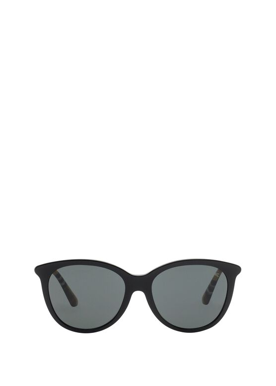 Tubular Check Round Sunglasses​, , hi-res