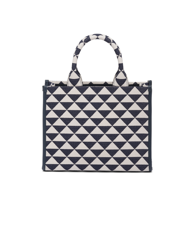 Small Prada Symbole embroidered fabric handbag, , hi-res