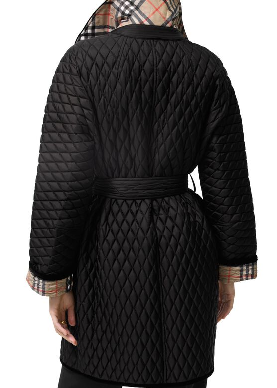 Long Quilted Nylon Floriston Jacket, , hi-res