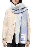 Check Wool Scarf, , hi-res