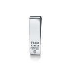Tiffany 1837 Makers narrow money clip in sterling silver.