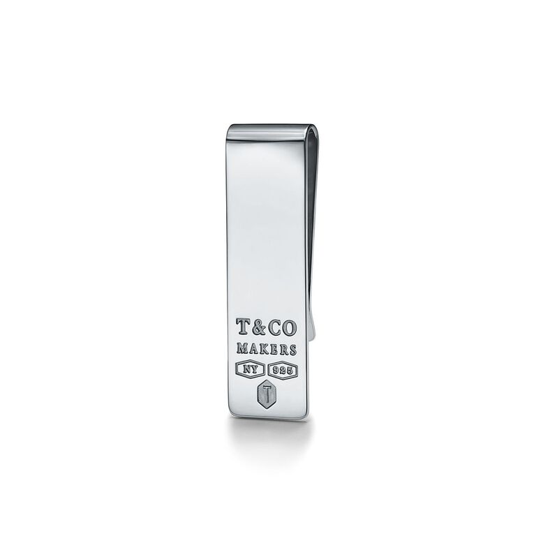 Tiffany 1837 Makers narrow money clip in sterling silver., , hi-res