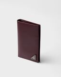 Saffiano leather passport holder, , hi-res