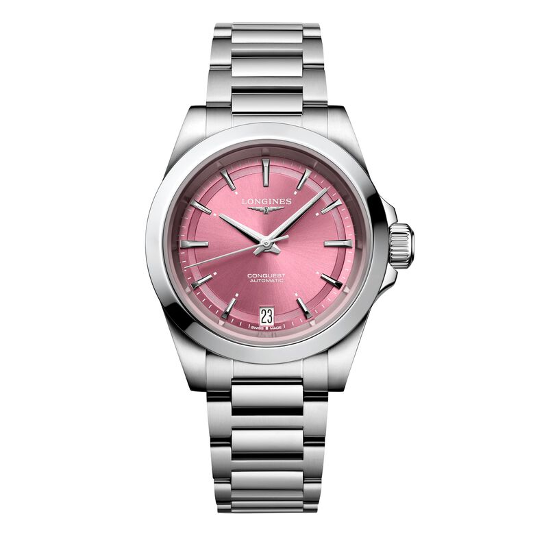 Conquest 34mm Ladies Watch Pink, , hi-res
