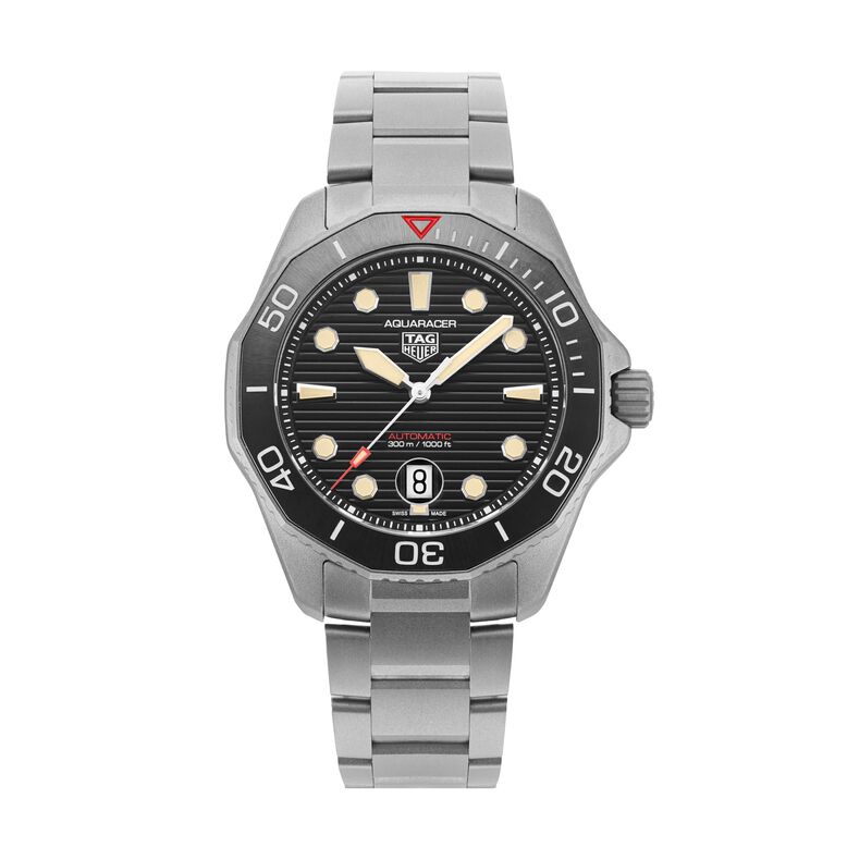 Aquaracer Professional 300 43mm Mens Watch Black Limited Edition 1 of 500, , hi-res