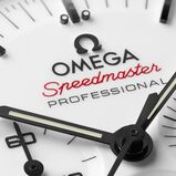 Speedmaster Moonwatch Professional 42mm Mens Watch White Rubber, , hi-res