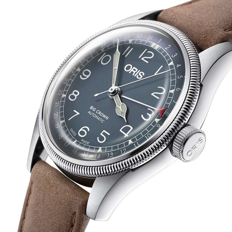 Big Crown Pointer Date 40mm Mens Watch Blue, , hi-res