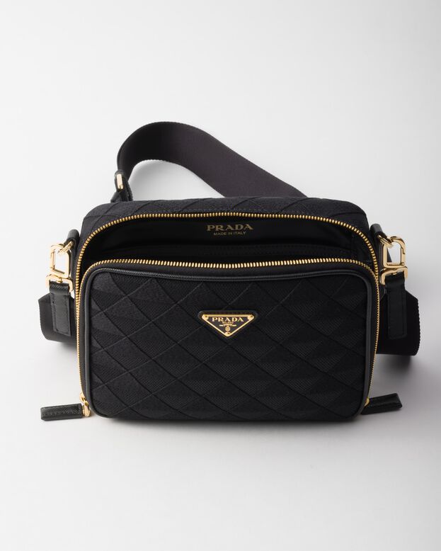 Prada Brique embroidered fabric bag, , hi-res