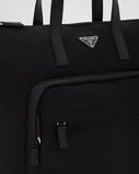 Re-Nylon and Saffiano leather tote bag, , hi-res