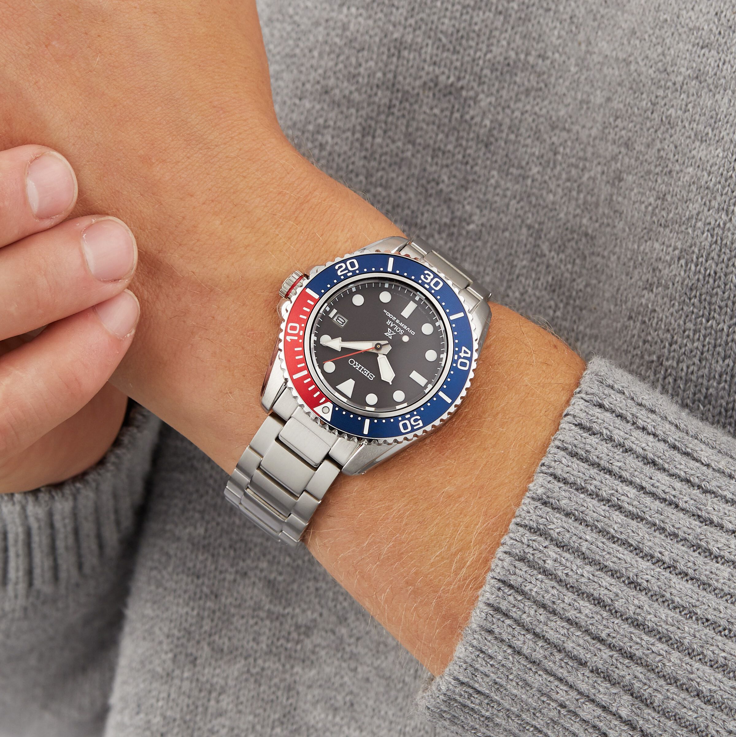 Solar Diver 43mm Mens Watch