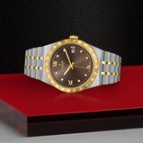 Royal S&amp;G 38mm Steel Case Diamond-Set Chocolate Dial, , hi-res