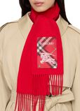 Check Label Cashmere Scarf, , hi-res