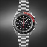 Speedtimer &lsquo;Go Large&rsquo; Solar Chronograph 41.5mm Mens Watch Black, , hi-res