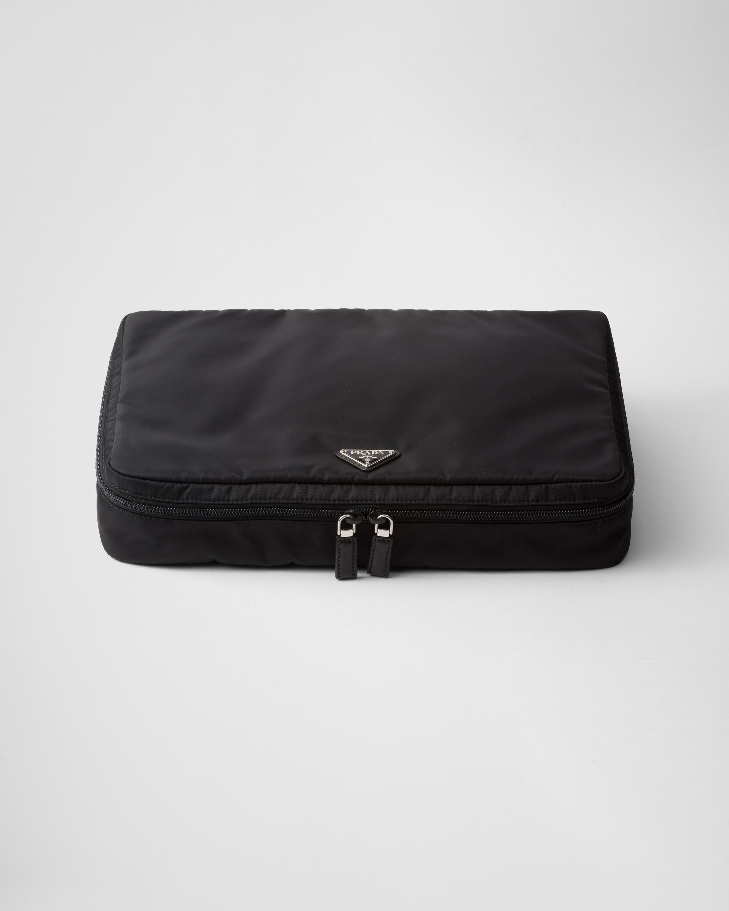 Prada nylon zip pouch 2025
