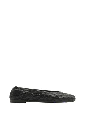 Leather Sadler Ballerinas