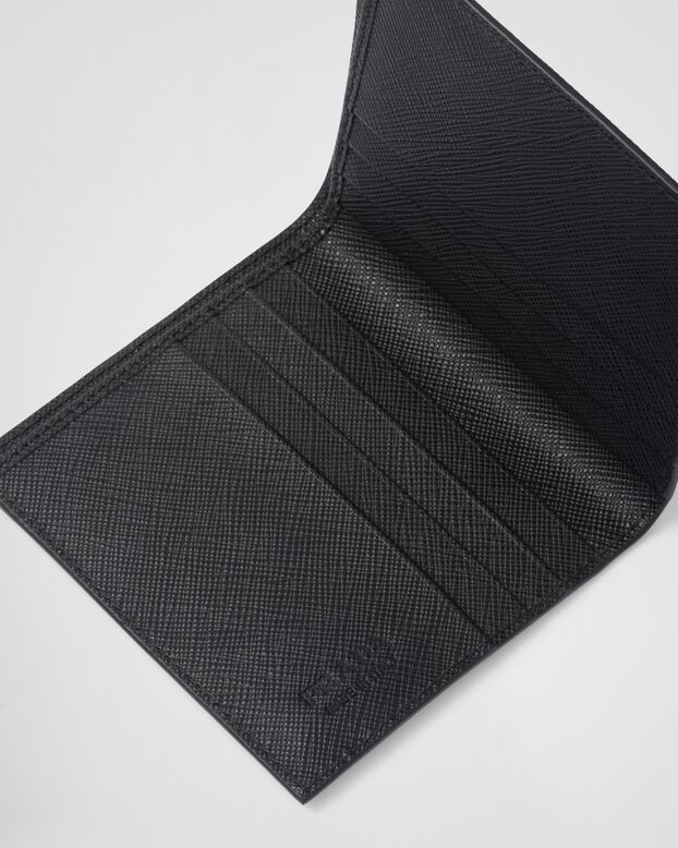 Saffiano leather wallet, , hi-res