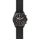 Pelagos FXD Chrono &quot;Cycling Edition&quot; 43mm black carbon composite case black fabric strap, , hi-res