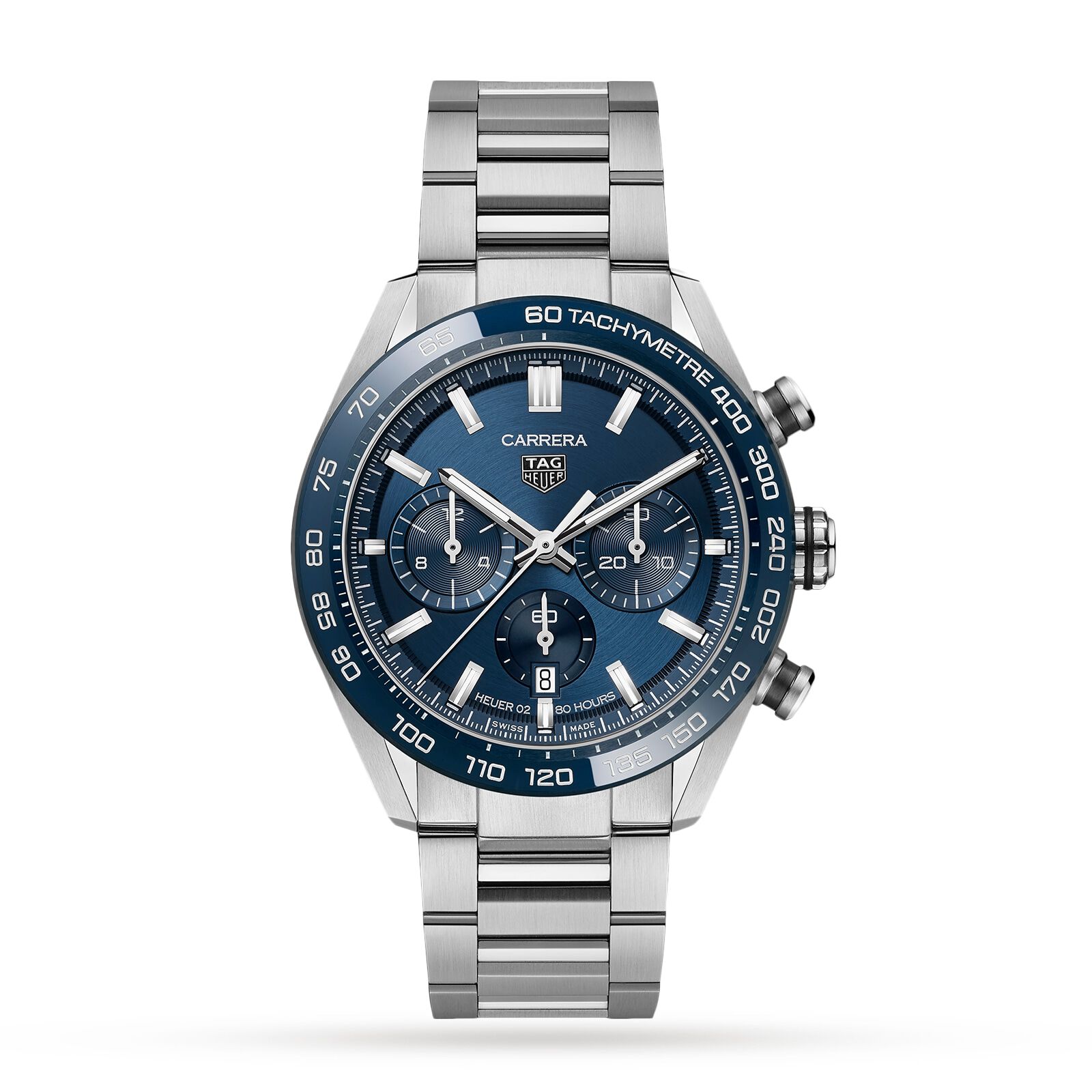 Tag heuer carrera calibre 5 hotsell 44mm automatic watch
