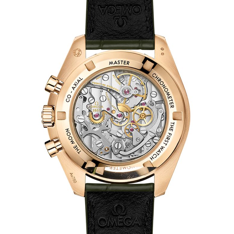Speedmaster Moonwatch Professional Co-Axial Master Chronometer Chronograph 42mm Mens Watch Green Moonshine Gold, , hi-res