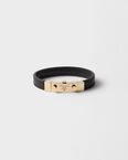 Saffiano leather bracelet